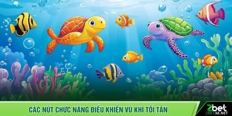 Các nút chức năng điều khiển vũ khí tối tân