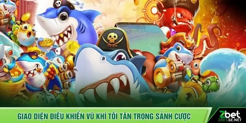 Giao diện điều khiển vũ khí tối tân trong sảnh cược