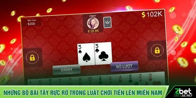 Những bộ bài tây rực rỡ trong luật chơi tiến lên Miền Nam
