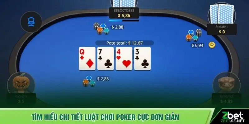 Tìm hiểu chi tiết luật chơi poker cực đơn giản